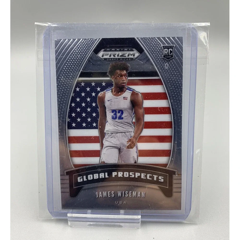 James Wiseman 2020-21 Panini Prizm Draft Picks‎ #97 Global Prospects RC Pistons